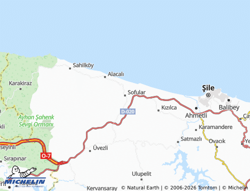 MICHELIN Sofular map - ViaMichelin