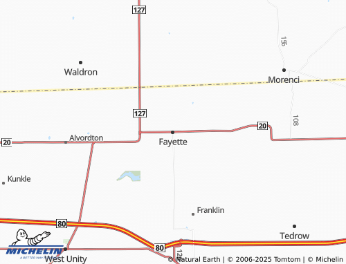 MICHELIN Fayette map - ViaMichelin