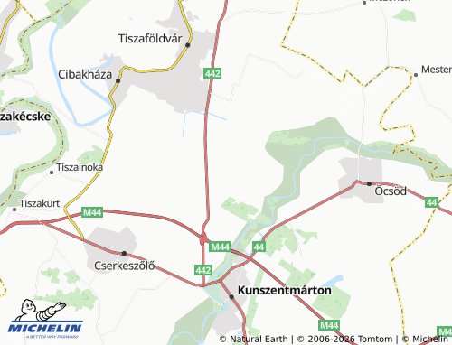MICHELIN Kungyalu map - ViaMichelin