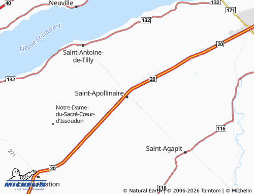 Mappa MICHELIN Saint-Apollinaire - ViaMichelin