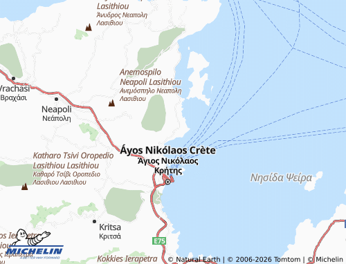 Mappa MICHELIN Ellinika - ViaMichelin