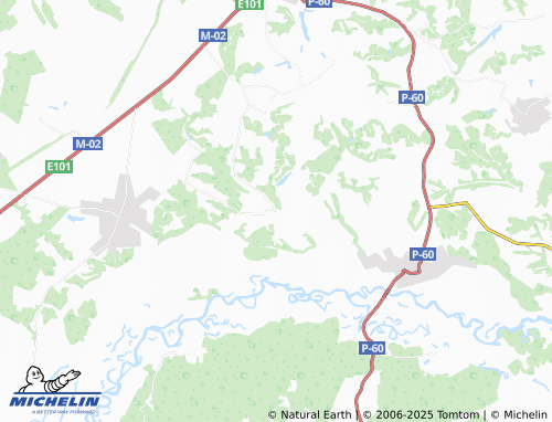 MICHELIN-Landkarte Bozhok - ViaMichelin