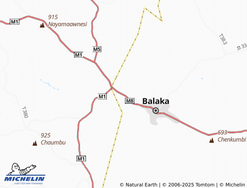 MICHELIN Kapalamula map - ViaMichelin
