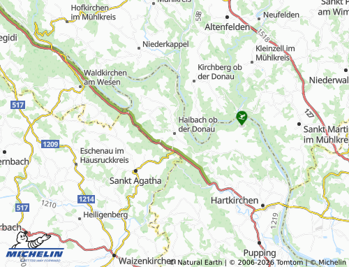 Mappa MICHELIN Haibach ob der Donau - ViaMichelin