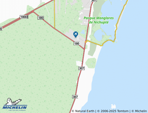 MICHELIN Cancún Country Club map - ViaMichelin