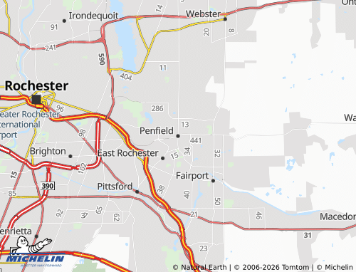 Mapa MICHELIN Penfield - ViaMichelin
