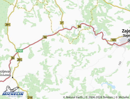 Mapa MICHELIN Osnić - ViaMichelin