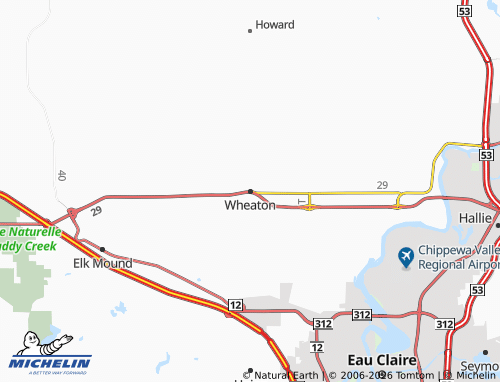 Kaart MICHELIN Wheaton - ViaMichelin