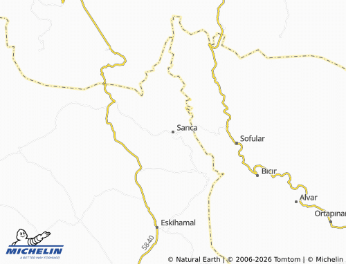 Mapa MICHELIN Sarıca - ViaMichelin