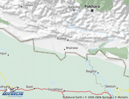 Carte MICHELIN Lumbini - ViaMichelin