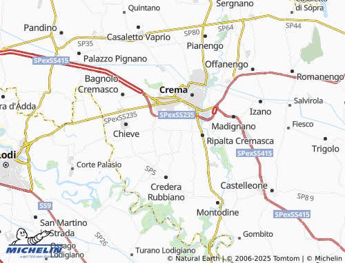 MICHELIN Bolzone map - ViaMichelin