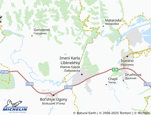 MICHELIN Pogorelovka map - ViaMichelin