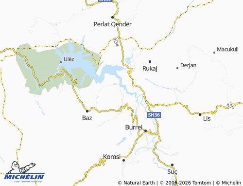 MICHELIN-Landkarte Dritë - ViaMichelin