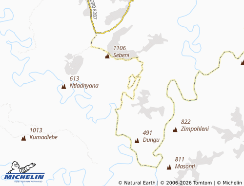 MICHELIN-Landkarte Mpoza SP 2 - ViaMichelin
