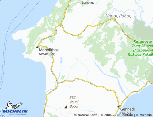 Carte MICHELIN Istrios - ViaMichelin