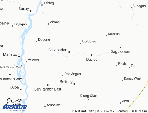 MICHELIN Ducligan map - ViaMichelin