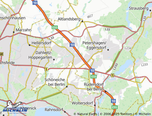 MICHELIN-Landkarte Bollensdorf - ViaMichelin