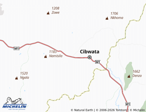 MICHELIN Mtenthela map - ViaMichelin