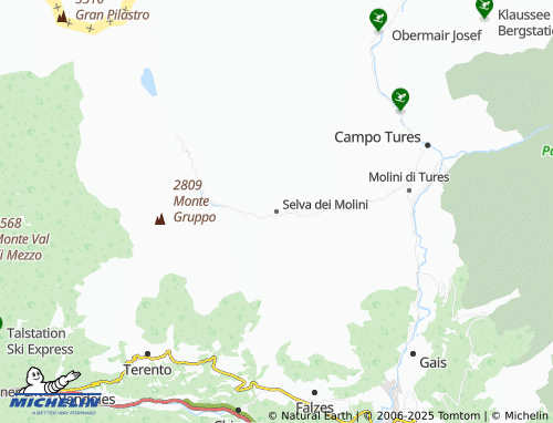 MICHELIN Mühlwald map - ViaMichelin