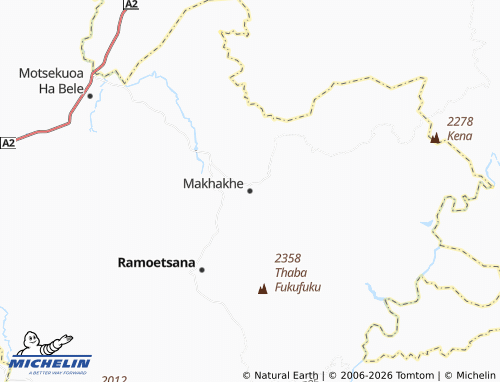 Mapa MICHELIN Makhakhe - ViaMichelin
