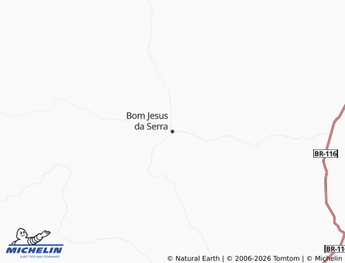 MICHELIN-Landkarte Bom Jesus da Serra - ViaMichelin