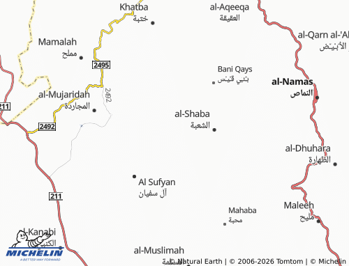 Carte MICHELIN Al 'Iitheeba - ViaMichelin