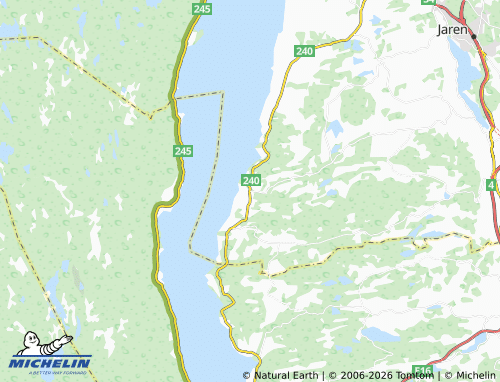 MICHELIN Grymyr map - ViaMichelin