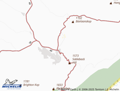 MICHELIN Greenstone Wildlife Estate map - ViaMichelin