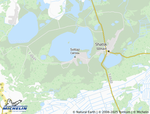 MICHELIN-Landkarte Svitiaz - ViaMichelin