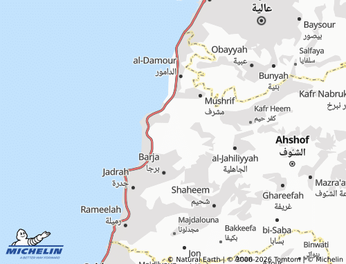 Mapa MICHELIN Dahr al-Magharah - ViaMichelin