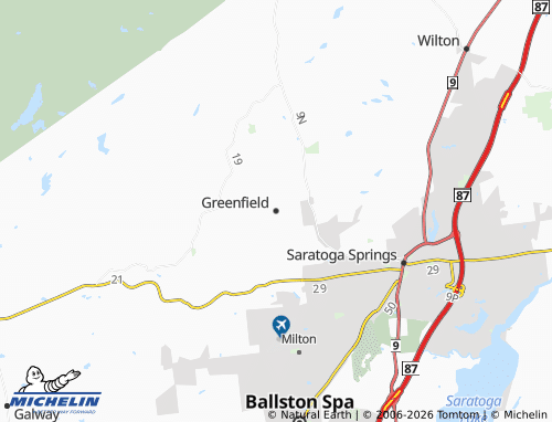 Mapa MICHELIN Greenfield - ViaMichelin