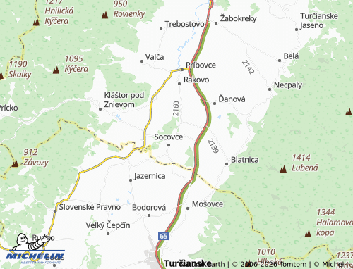 Mappa MICHELIN Laskár - ViaMichelin