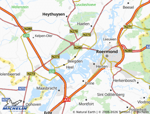 Mapa MICHELIN Beegden - ViaMichelin