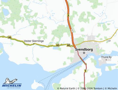 MICHELIN-Landkarte Hvidkilde - ViaMichelin
