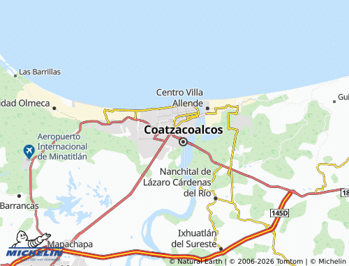 Mapa MICHELIN Las Américas - ViaMichelin