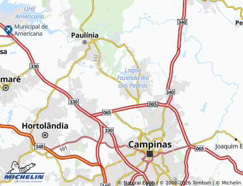 Mapa MICHELIN Bosque de Barão Geraldo - ViaMichelin