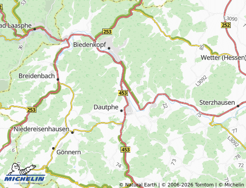 MICHELIN Wolfgruben map - ViaMichelin
