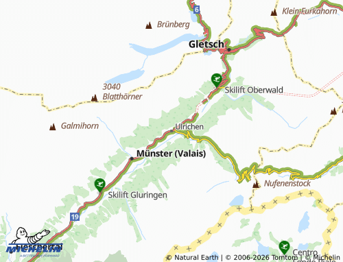 Mappa MICHELIN Ulrichen - ViaMichelin