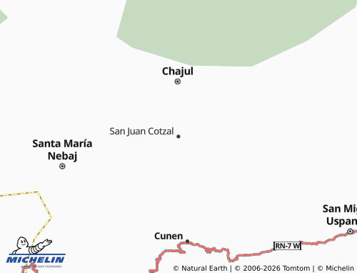 Carte MICHELIN San Juan Cotzal - ViaMichelin