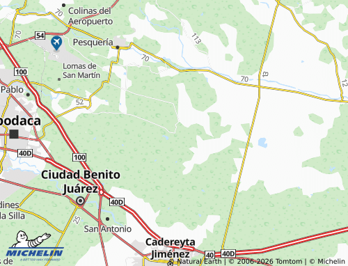 Mappa MICHELIN Jesús María, El Sabinal - ViaMichelin