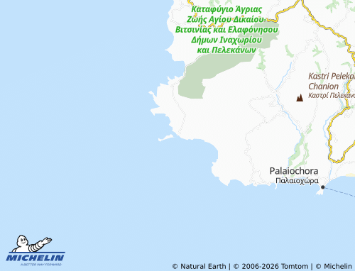 Carte MICHELIN Elafonisi - ViaMichelin
