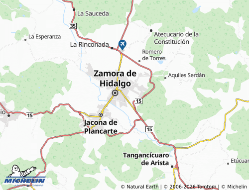 MICHELIN Santa Cecilia map - ViaMichelin