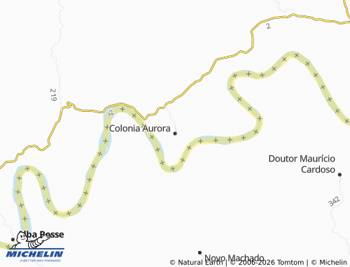 Mappa MICHELIN Colonia Aurora - ViaMichelin