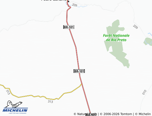 MICHELIN Braço do Rio map - ViaMichelin