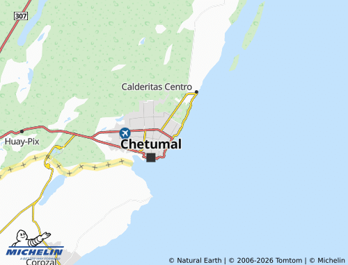 Mapa MICHELIN Zazil Ha - ViaMichelin