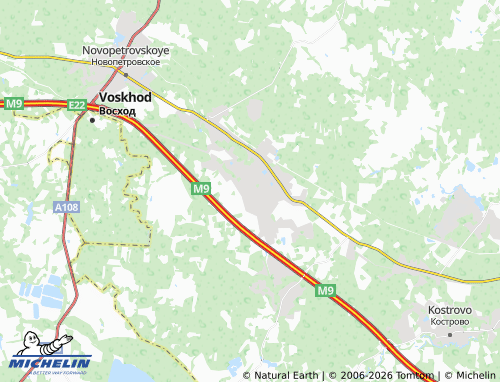 Carte MICHELIN Rubtsovo - ViaMichelin