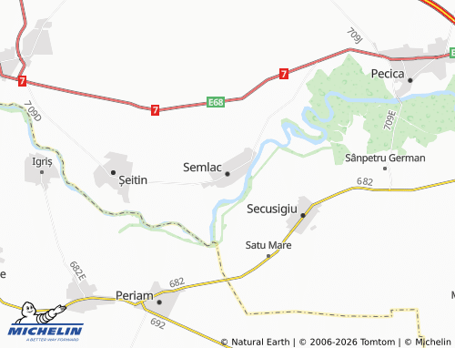 Mappa MICHELIN Semlac - ViaMichelin
