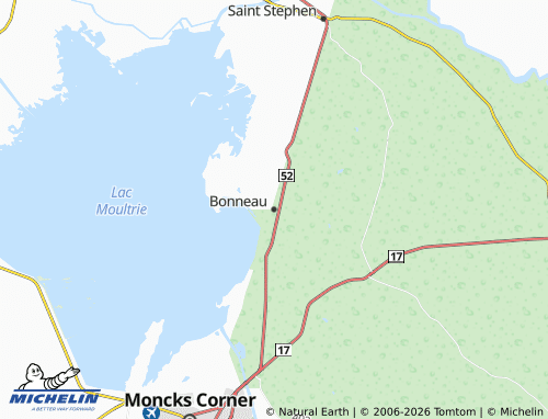 Carte MICHELIN Bonneau - ViaMichelin
