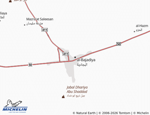 Carte MICHELIN al-Bajadiya - ViaMichelin