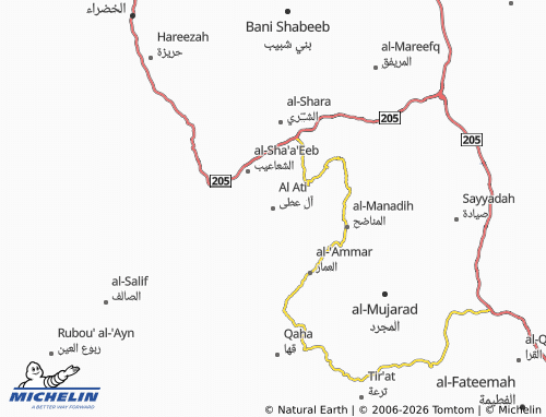 MICHELIN-Landkarte Al Ati - ViaMichelin